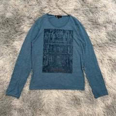 【ミッシェルクランオム】ロゴプリント ロングスリーブTシャツ（46）TC359