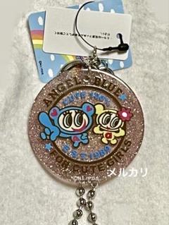 Me% ANGEL BLUE ミラーキーホルダー　エンジェルブルー　ピンク.