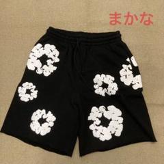 Denim Tears ハーフパンツ ブラック M Denim Tears ハーフパンツ ブラック S . - メルカリ