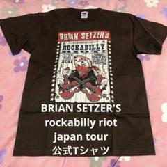 ブライアン・セッツァー JAPAN TOUR 2016 TシャツMとピック缶2 ブライアン・セッツァー JAPAN TOUR 2016 TシャツMとピック缶2