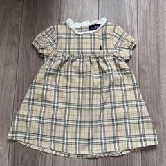 EAST BOY イーストボーイ　チェック柄　ワンピース ベージュ　90 美品