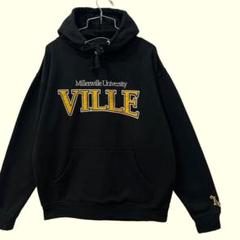 古着 ovb カレッジロゴパーカー フーディ ブラック