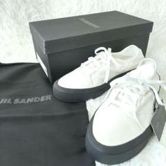 【新品】 JIL SANDER ジルサンダー　キャンバス スニーカー サイズ39のサムネイル