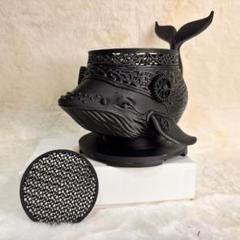 【2個セット】天界の白鯨×天界の黒鯨鉢 3dプリンター鉢 作家鉢 m98595075242_1.jpg?1751231239