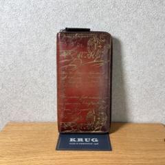 特注 22万円 ベルルッティ イタウバ ゴールデンパティーヌ レザー 長財布