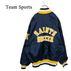 【Team Sports】チームロゴ バックプリントスタジャン B-3386