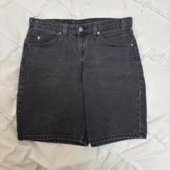 Levi’s 00s 550 後染めブラック ハーフパンツ W33 90s USA製 Levi's 550 後染め ブラック ハーフパンツ W33 - メルカリ