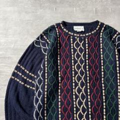 【usa製、最高カラー】BARRELマルチカラー3DニットグランジCOOGI
