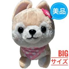 ［エコメルカリ便限定価格］豆しば三兄弟　BIG ぬいぐるみ 高さ約32cm