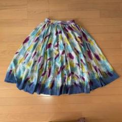 ハンドメイド　タイダイ模様スカート