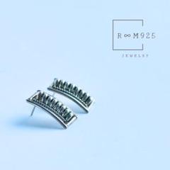 【J062】ヴィンテージ　スターリングシルバー製　ピアス