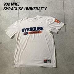 海外輸入品　90sNIKEナイキ　シラキュース大学　バスケット　半袖Tシャツ　M
