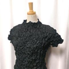 WRINQLE リンクル 井上プリーツ シワ加工 花柄 レオパード ボトルネック WRINQLE リンクル 井上プリーツ シワ加工 花柄 レオパード