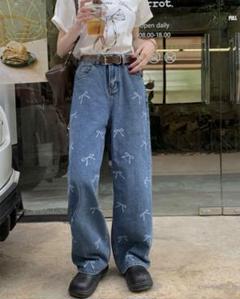 SHEIN リボンデニム