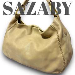 美品✨ SAZABY サザビー ステッチ ベージュ ワンショルダー
