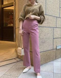 Snidel スナイデル ストレートカラーパンツ フレア