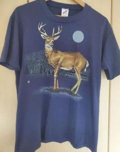 LSJ Sportswear 鹿デザイン Tシャツ 1987年製