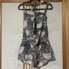 =min@RNA ハート柄ショートオールインワン