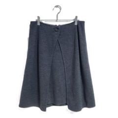 オールドイングランド フレアスカート グレー M ふんわり 秋冬 上品