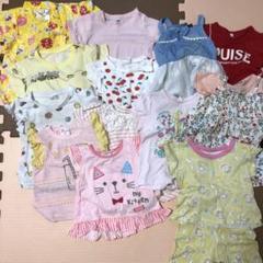 子供服　まとめ売り　27点セット　女の子用　半袖　80サイズ