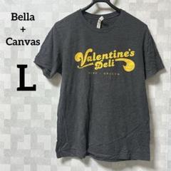 匿名配送❣️Bella + Canvas 【L】グレー Tシャツ 半袖 ロゴ