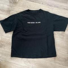 ニコアンド　ブラック Tシャツ THE GOOD IN LIFEのサムネイル