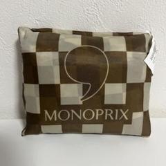 MONOPRIX チェック柄エコバッグ 中型
