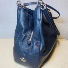 コーチ COACH トートバッグ ハンドバッグ ネイビー
