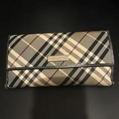 ✨週末限定お値下げ✨BURBERRY BLUE LABEL チェック柄長財布