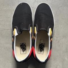 vans ファイヤーパターン スリッポン 27cm US9 ファイアーパターン