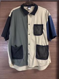 美品　gym master メッシュポケットワークシャツ