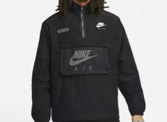 激レア00s-ナイキ古着トラックジャケットATP型シンプルソリッドブラック黒 00s NIKE TECH Y2K ブラック ジップアップトラックジャケット