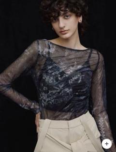 Ameri vintage アメリSKIN TOP スキントップス