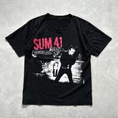 【新品未使用】SUM41 アメリカ限定Tシャツ S/M バンドT SUM41 バンドTシャツ 2XLビンテージ 00s ハーレーTスカル サム41