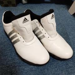 【美品】adidas ゴルフシューズ 10 US Traxion ホワイト