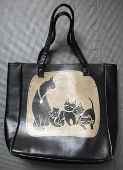 CATWALK OIKAWA 猫デザイン トートバッグ 楽天市場】手染め 猫 ミニトート 花畑猫（ブラック） CATWALK