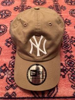【古着】New Era NY Yankees ベースボールキャップ ベージュ