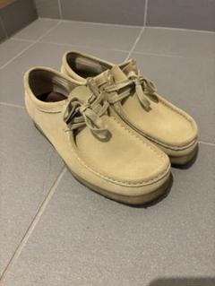 未使用品級✨Clarks クラークス デザートトレック ベージュ 22.5㎝ Clarks クラークス ローカット レースアップ Desert Trek GTX