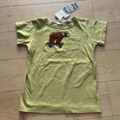 【新品】エフオーキッズ　クマアップリケTシャツ 130cm