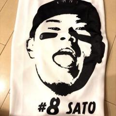 阪神タイガース　2025シークレット選手顔柄Tシャツ　8佐藤輝明 阪神タイガース 2025シークレット選手顔柄Tシャツ 8佐藤輝明