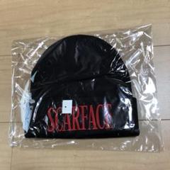 新品 supreme scarface ビーニー ニット帽 ブラック