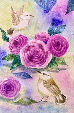 メルカリ 絵画　絵　額付 (銀) 油絵　F4-070102　花 (バラ） メルカリ 絵画 絵 額付 (銀) 油絵 F4-070102 花 (バラ） - メルカリ