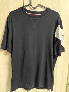 Moclerネイビーショートスリーブ パッチTシャツ