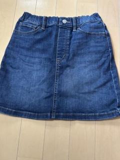 UNIQLO ダークデニム スカート 130