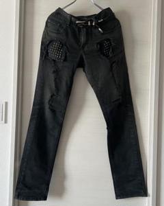 DOLCE & GABBANA ダメージ加工スリムデニム 美品 SALE‼️ Dolce & Gabbana ドルチェ＆ガッバーナ スタッズ ダメージ