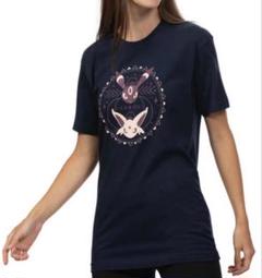 海外ポケモンセンター限定 エーフィ&ブラッキー ネイビー Tシャツ Sサイズのサムネイル