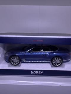 ベントレー コンチネンタル GTC 1/18 2019 NOREV製 未開封 1/18 Norev 2019 Bentley Continental GT Convertible (Blue