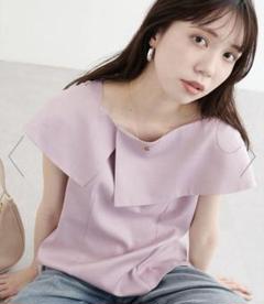 春セクシー✭アシメ×クロスキャミソールシャツ✮スリムタイト