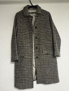 美品 マーガレットハウエル チェスターコート ヘリンボーン　チェック　ロング丈 マーガレットハウエル×ラバット lovat 別注 チェックチェスター