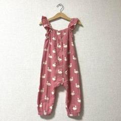 h&m オーバーオール　サロペット　スワン　86